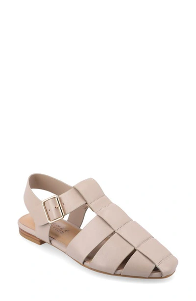 Journee Collection Collection Women's Tru Comfort Foam Cailinna Wide Width Flats In Taupe