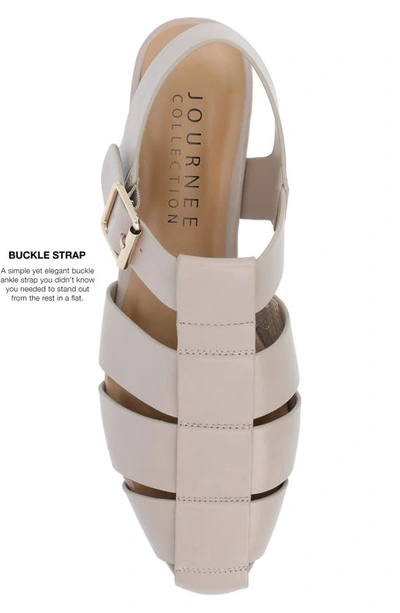 Journee Collection Collection Women's Tru Comfort Foam Cailinna Wide Width Flats In Taupe