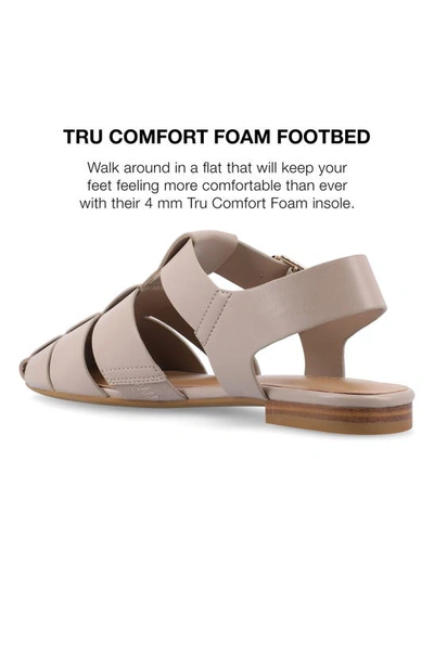 Journee Collection Collection Women's Tru Comfort Foam Cailinna Wide Width Flats In Taupe