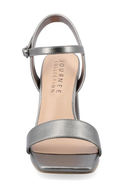 Journee Collection Tru Comfort Foam Tivona Sandal In Pewter