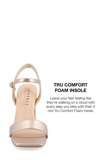 Journee Collection Tru Comfort Foam Tivona Sandal In Gold