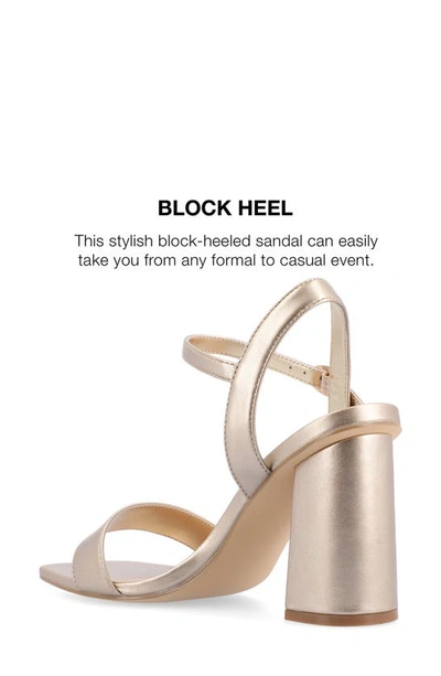 Journee Collection Tru Comfort Foam Tivona Sandal In Gold