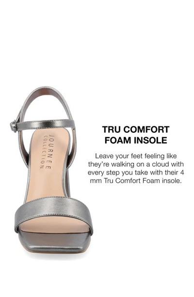 Journee Collection Tru Comfort Foam Tivona Sandal In Pewter