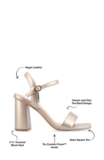 Journee Collection Tru Comfort Foam Tivona Sandal In Gold