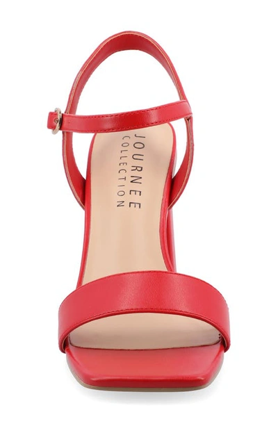 Journee Collection Tru Comfort Foam Tivona Sandal In Red