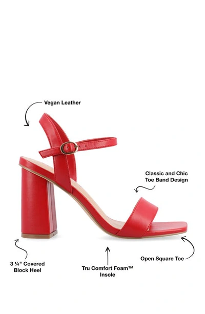 Journee Collection Tru Comfort Foam Tivona Sandal In Red