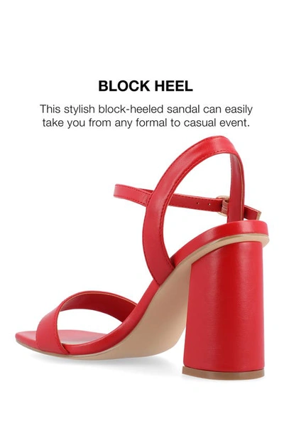 Journee Collection Tru Comfort Foam Tivona Sandal In Red