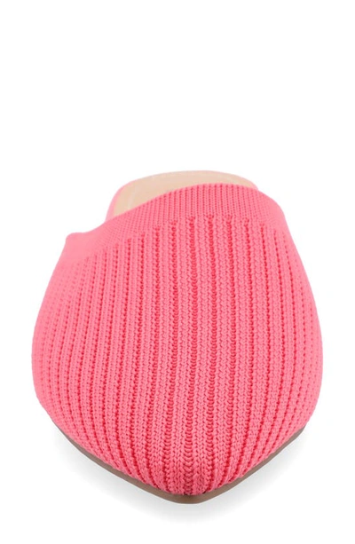 Journee Collection Collection Women's Wide Width Aniee Mule Flats In Pink