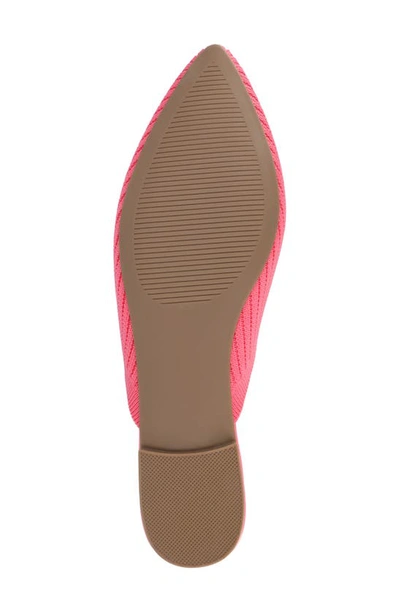 Shop Journee Collection Aniee Knit Mule In Pink