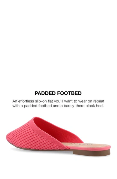 Journee Collection Collection Women's Wide Width Aniee Mule Flats In Pink