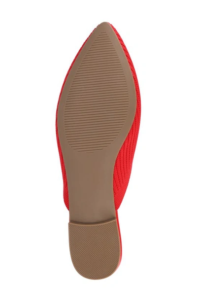 Journee Collection Collection Women's Wide Width Aniee Mule Flats In Red