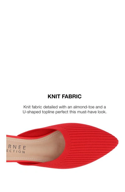 Shop Journee Collection Aniee Knit Mule In Red