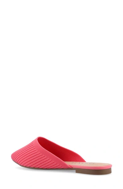 Shop Journee Collection Aniee Knit Mule In Pink