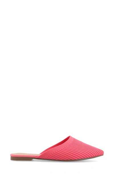 Journee Collection Aniee Knit Mule In Pink
