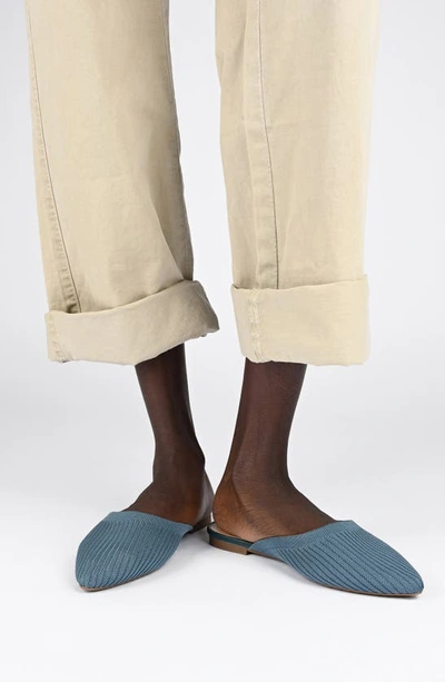 Journee Collection Aniee Knit Mule In Navy