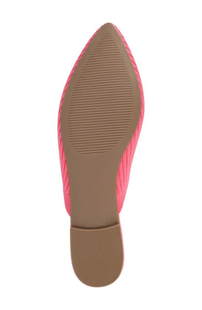 Shop Journee Collection Aniee Knit Mule In Pink