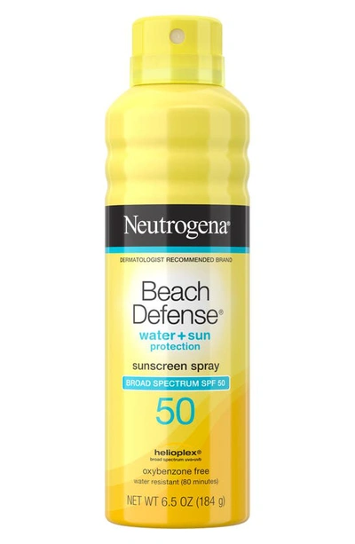 Shop Neutrogena® Beach Defense Water + Sun Protection Sunscreen Spray Broad Spectrum Spf 50