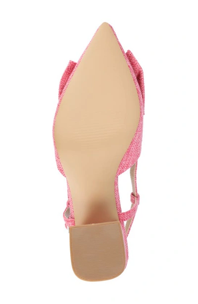 Shop Journee Collection Tailynn Slingback Pump In Pink