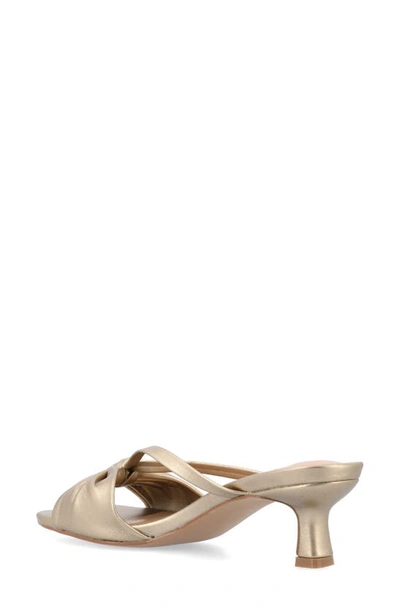 JOURNEE COLLECTION JOURNEE COLLECTION STARLING KITTEN HEEL SANDAL 