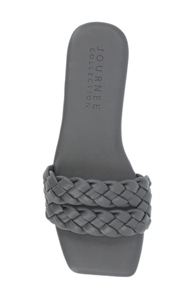 Shop Journee Collection Tru Comfort Sawyerr Sandal In Grey