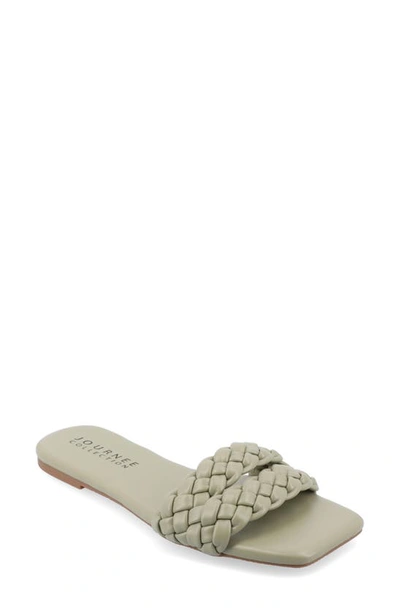 Shop Journee Collection Tru Comfort Sawyerr Sandal In Sage