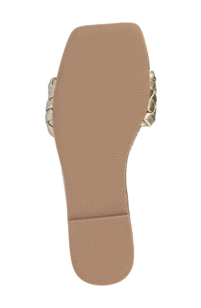 Journee Collection Womens Sawyerr Slide Sandals In Gold
