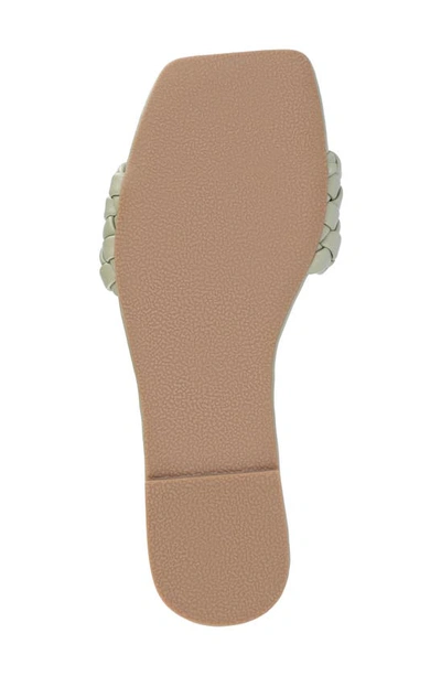 Journee Collection Women's Sawyerr Wide Width Braided Square Toe Sandals In Sage