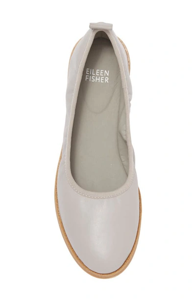 Shop Eileen Fisher Notion Ballet Flat In Cloud/cloud