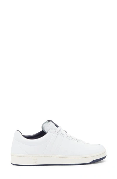 Shop K-swiss Classic Gt Low Top Sneaker In White/ Navy/ Snow White