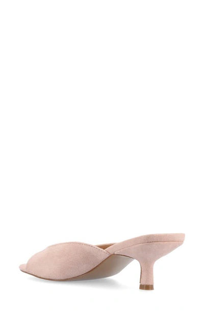 Shop Journee Collection Larna Heeled Sandal In Pink