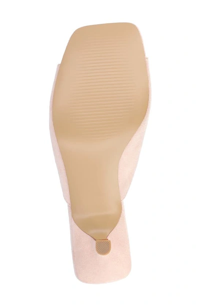 Journee Collection Womens Medium And Wide Width Larna Slip On Kitten Heel Open Toe Pumps In Pink