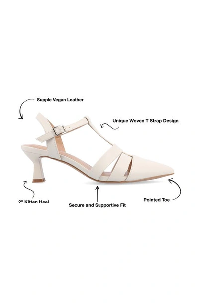 Journee Collection Jazlynn Pump In Stone