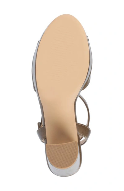 Journee Collection Women's Nairri Wide Width Platform Block Heel Dress Sandals In Brown