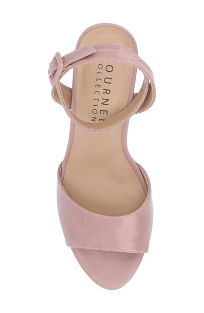 Journee Collection Journee Nairri Platform Sandal In Rose