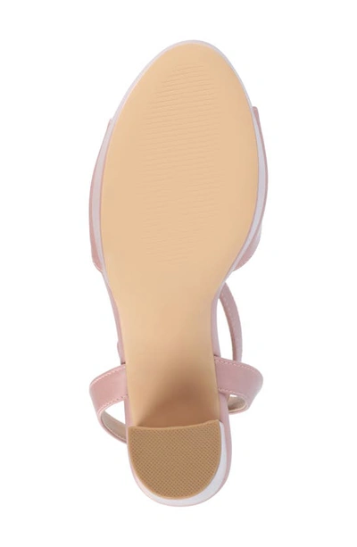 Shop Journee Collection Journee Nairri Platform Sandal In Rose