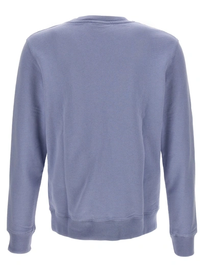 Shop Maison Kitsuné Chillax Fox Sweatshirt Light Blue
