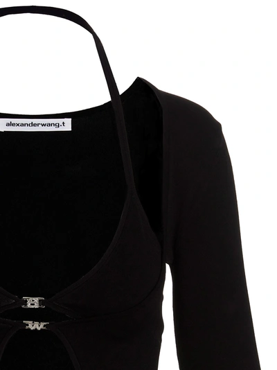 Shop Alexander Wang T Hybrid Bikini Sweater, Cardigans Black