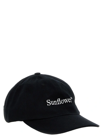 Shop Sunflower Logo Embroidery Cap Hats Black