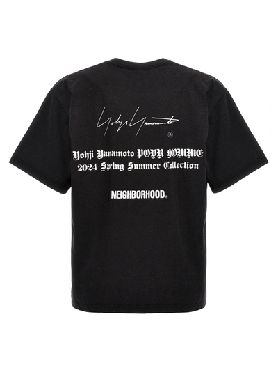 Shop Yohji Yamamoto Neighborhood T-shirt Black