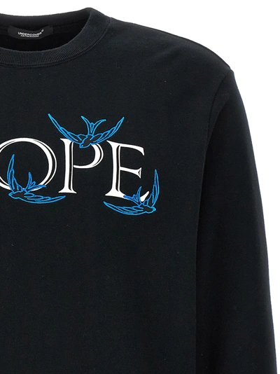 Shop Undercover Nope Sweatshirt Black