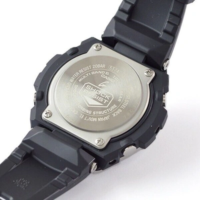 Pre-owned Casio G-shock Gst-w300-1ajf Mens Watch Solar World Time Black Silver From Japan