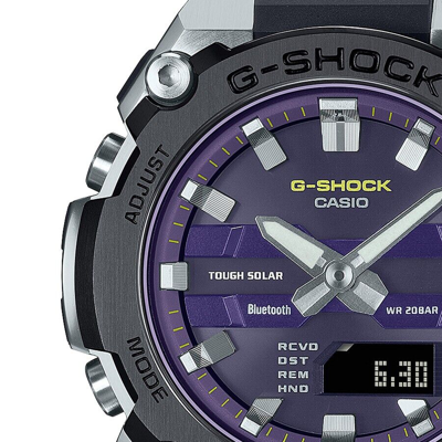 Pre-owned Casio Pre-order  G-shock G-steel 42mm Gst-b600a-1a6jf Men's Watch Purple