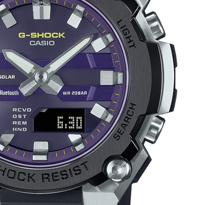 Pre-owned Casio Pre-order  G-shock G-steel 42mm Gst-b600a-1a6jf Men's Watch Purple
