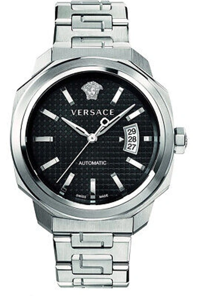 Pre-owned Versace Mans Wristwatch  Vag020016 Steel Silver Color Ijp