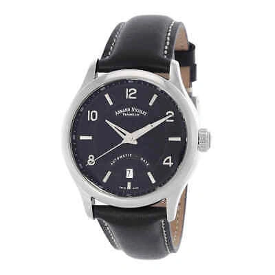 Pre-owned Armand Nicolet Automatic Black Dial Men's Watch A840aaa-nr-p140nr2