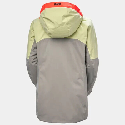 Pre-owned Helly Hansen Women's  Powshot Ski Jacket. Size M In Iced Matcha