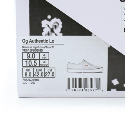 Pre-owned Vans Vn0a5fbdbhd Bedwin & The Heartbreakers Vault By  Og Authentic Light Grey In Gray