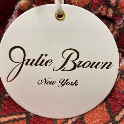 Pre-owned Julie Brown York Button-up Tracy Dress Women's Size S Red Print