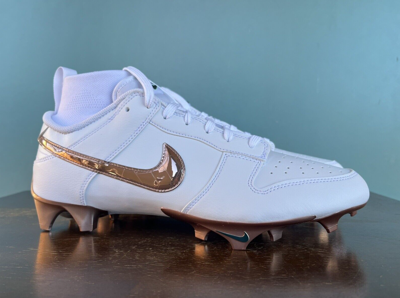 Pre-owned Nike Vapor Edge Dunk X Kyler Murray "rose Gold" Men's Cleats Size 12 Fn6721-100 In White