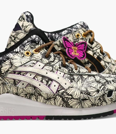 Pre-owned Anna Sui Asics Sports Style Gel-lyteiii Og Atmos 6-8in Cream/orchid Japan In Purple